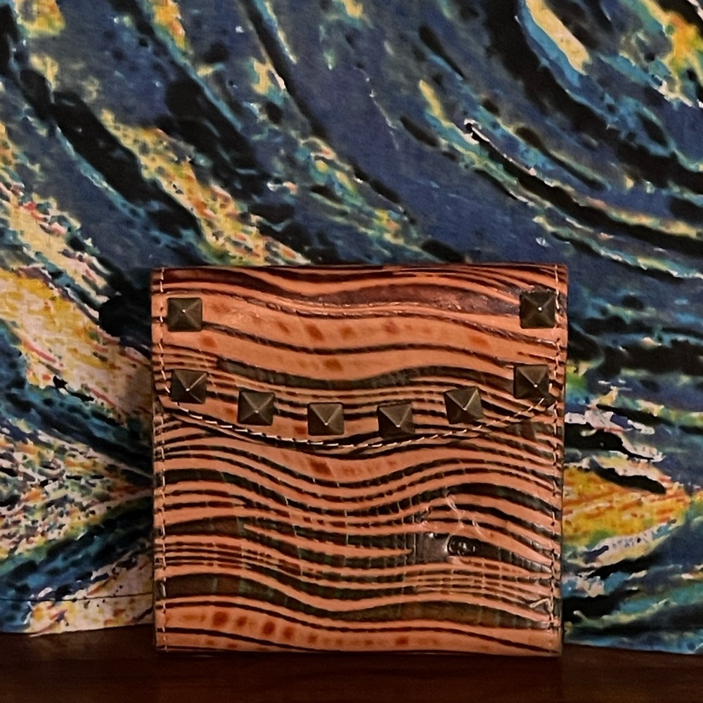 Patricia Nash Wavy Stripe small wallet